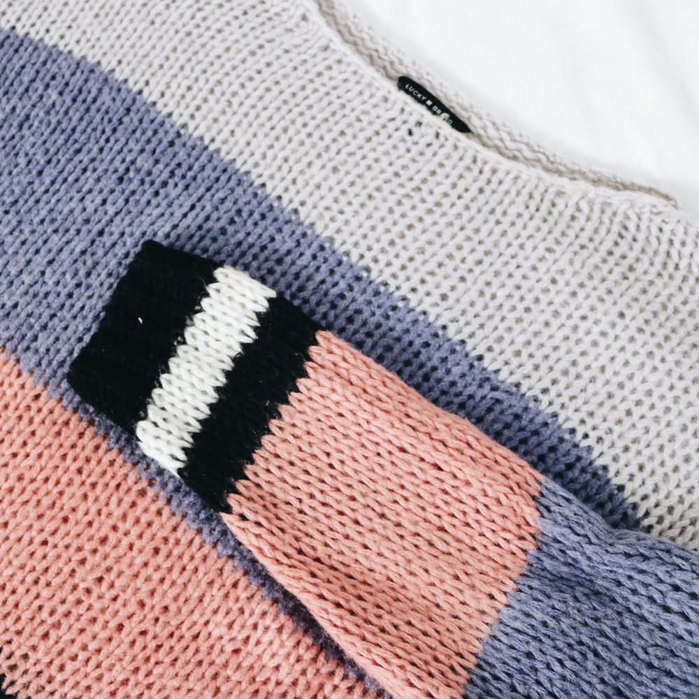 Lucky Brand 3/4 sleeve sweater - Picture 2 of 2
